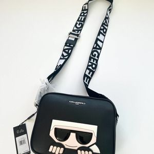 karl lagerfeld Paris Maybelle Crossbody Black Multi